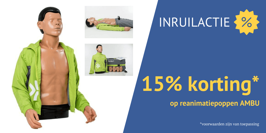 Inruilactie: 15% korting op high-end reanimatiepoppen van AMBU